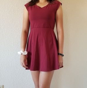 NWT Mia Chica Red Skater Mini Dress
